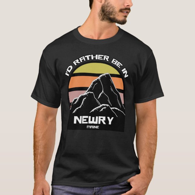 Camiseta Eu Preferencialmente em Newry Maine (Frente)