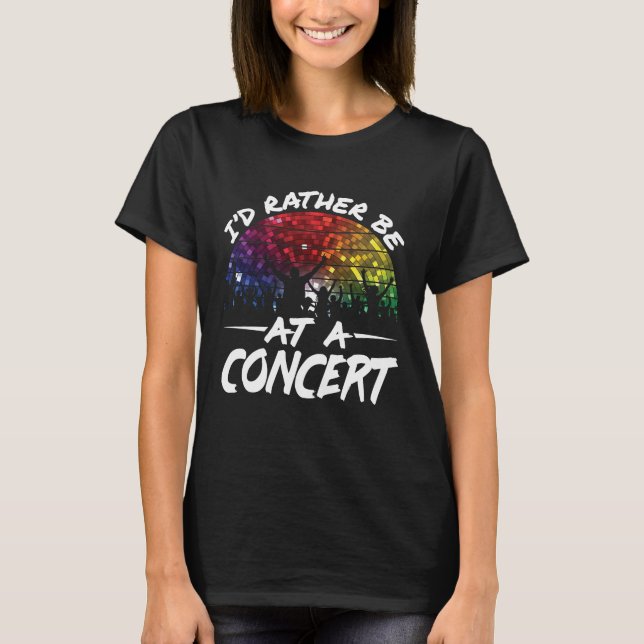Camiseta Eu Preferencialmente em um concerto (Frente)