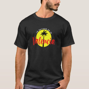 Camiseta Eu Preferencialmente em Valencia - Azul de Férias