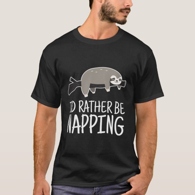 Camiseta Eu Preferencialmente Estar A Andar Engraçado Humor (Frente)