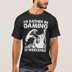 Camiseta Eu Preferencialmente Estar Jogando Geek De Jogo Pa