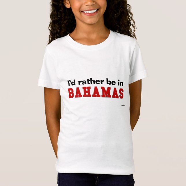 Camiseta Eu preferencialmente estaria em Bahamas (Frente)