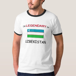 Camiseta Eu preferencialmente estaria em UZBEKISTAN