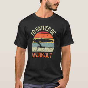 Camiseta Eu Preferencialmente Estaria Fazendo Exercício De 