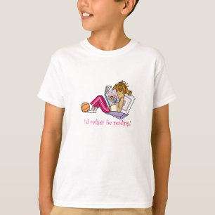 Camiseta eu preferencialmente estaria lendo