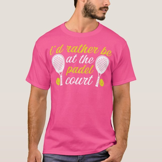 Camiseta Eu Preferencialmente Estaria Na Bola De Racket Eng (Frente)