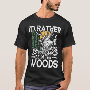 Camiseta Eu Preferencialmente Estaria Na Floresta
