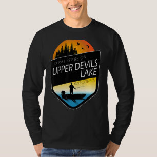 Camiseta Eu Preferencialmente Estaria no lago dos Devils em