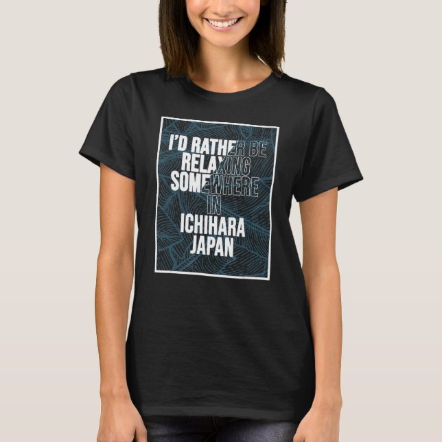 Camiseta Eu Preferencialmente Estaria Relaxando Em Algum Lu (Frente)