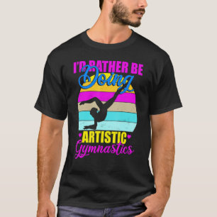 Camiseta Eu Preferencialmente Fazendo ginástica Artística V