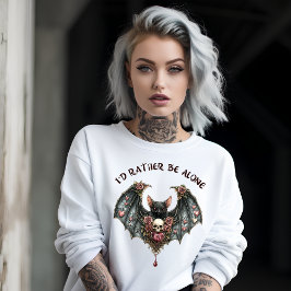 Camiseta Eu Preferencialmente ficar sozinho