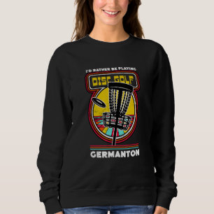 Camiseta Eu Preferencialmente jogando golfe de disco em Ger