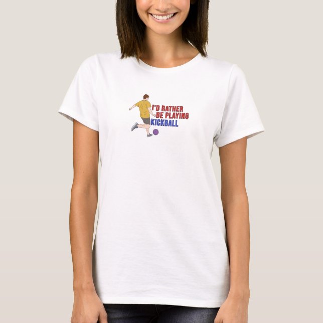 Camiseta Eu Preferencialmente Jogando KickBall (Frente)