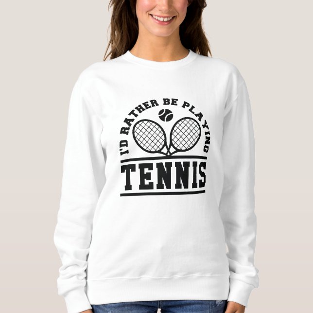 Camiseta Eu Preferencialmente Jogando Tênis (Frente)