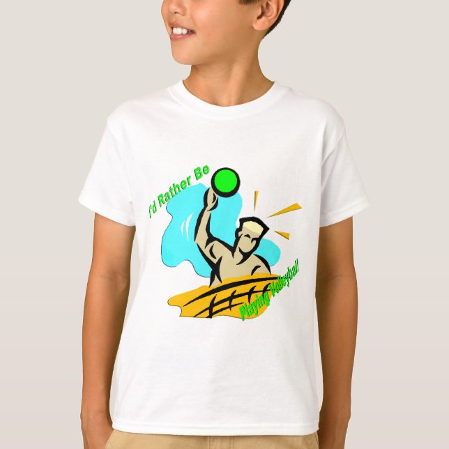 Camiseta Eu Preferencialmente Jogando Voleibol (Frente)