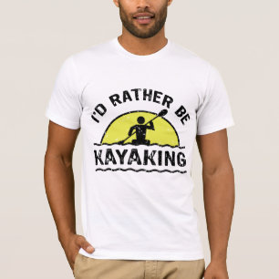 Camiseta Eu preferencialmente Kayaking