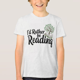 Camiseta "Eu Preferencialmente Lendo"