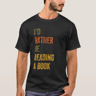 Camiseta Eu Preferencialmente Lendo Um Livro