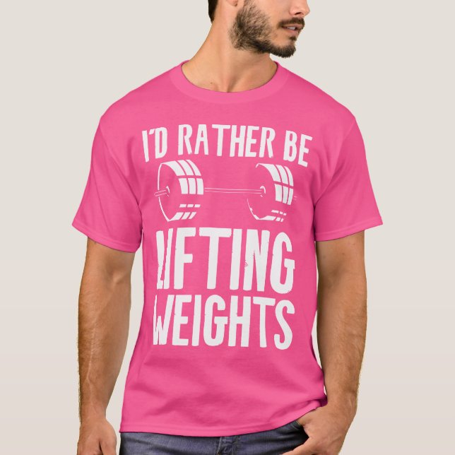 Camiseta Eu Preferencialmente Levantando Pesos Levantando P (Frente)