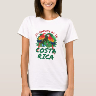 Camiseta Eu Preferencialmente na Costa Rica Vacation Souven