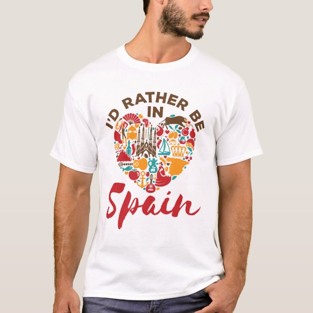 Camiseta Eu Preferencialmente Na Espanha (Frente)