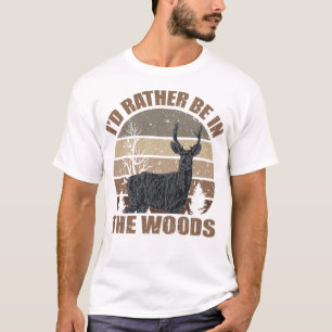 Camiseta Eu preferencialmente na floresta