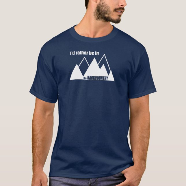 Camiseta Eu Preferencialmente Na Montanha Do Sertão. (Frente)