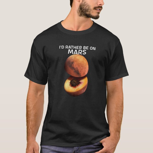 Camiseta Eu Preferencialmente Né Em Marte Para O Planeta Ve (Frente)