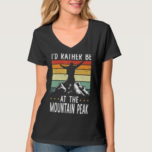 Camiseta Eu Preferencialmente No Acampamento De Pico Da Mon (Frente)