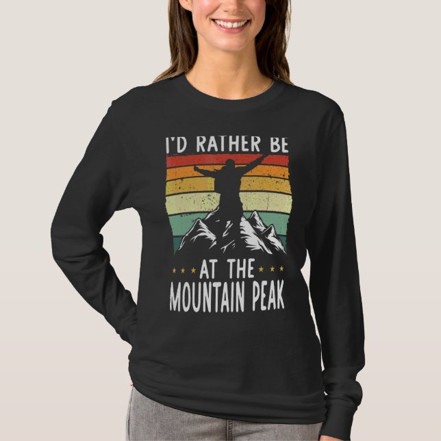 Camiseta Eu Preferencialmente No Acampamento De Pico Da Mon (Frente)