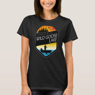 Camiseta Eu Preferencialmente No Lago Selvagem De Goose Wis