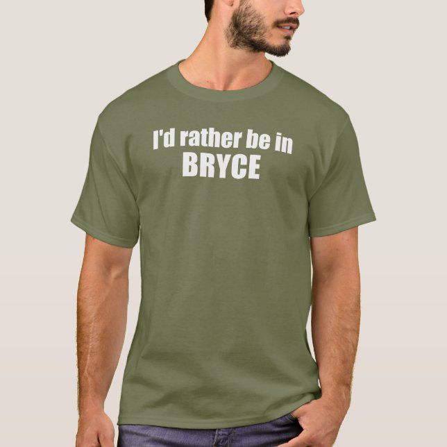 Camiseta Eu Preferencialmente No Parque Nacional Bryce Cany (Frente)
