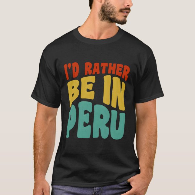 Camiseta Eu Preferencialmente No Peru (Frente)