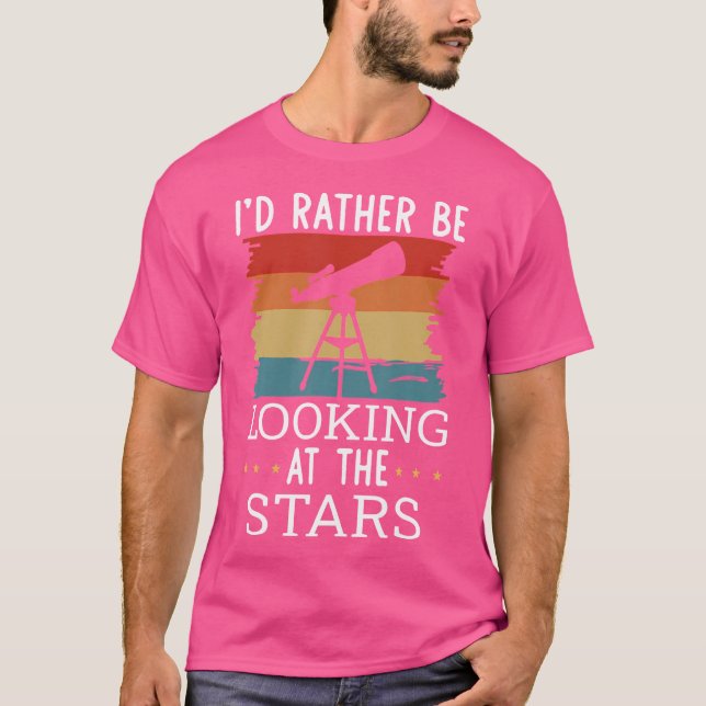 Camiseta Eu Preferencialmente Olhando As Estrelas Engraçada (Frente)