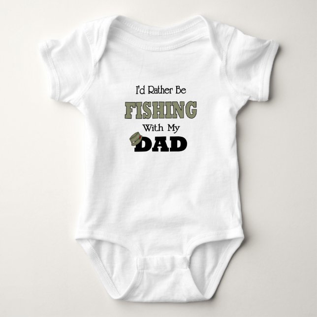 Camiseta Eu Preferencialmente pescando com Pai (Frente)