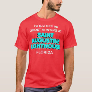Camiseta Eu Preferencialmente ser fantasma caçando no Santo