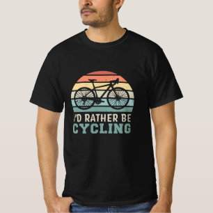 Camiseta Eu preferencialmente ser o Presente do Ciclista En