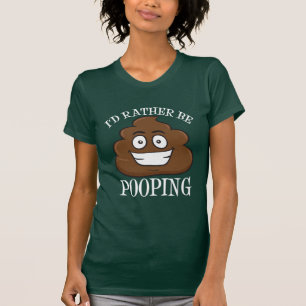 Camiseta Eu preferencialmente seria Pooping
