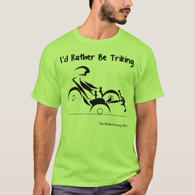 Camiseta Eu preferencialmente seria Triking (Frente)