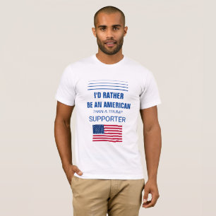 Camiseta Eu preferencialmente seria um americano do que um