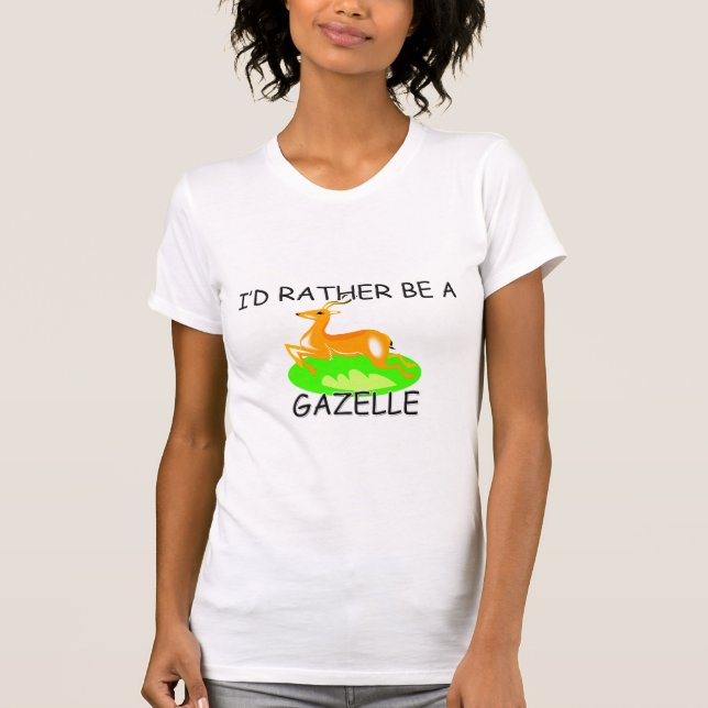 Camiseta Eu preferencialmente seria uma gazela (Frente)
