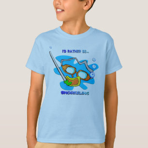 Camiseta Eu preferencialmente Snorkeling