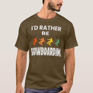 Camiseta Eu Preferencialmente Snowboard Lover Skiing