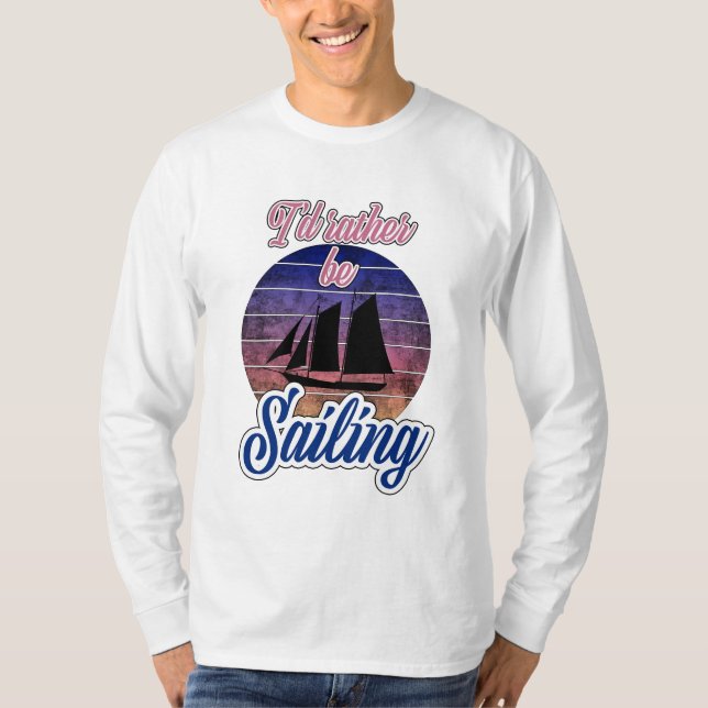 Camiseta Eu Preferencialmente Velejando (Frente)