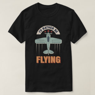 Camiseta Eu Preferencialmente Voando Piloto De Avião Aviári
