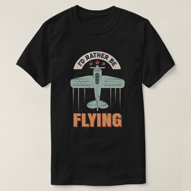 Camiseta Eu Preferencialmente Voando Piloto De Avião Aviári (Frente do Design)