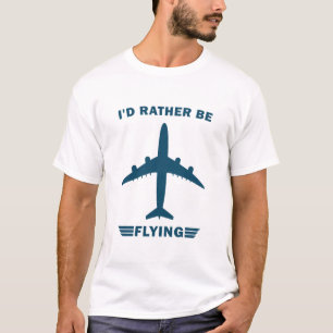 Camiseta Eu Preferencialmente Voando - Piloto De Avião Engr