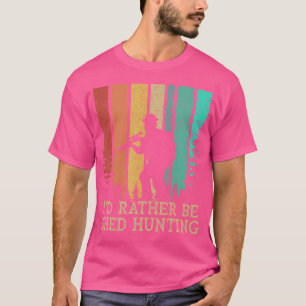 Camiseta Eu Preferiria Caçar no Galpão Caçador de Veados An