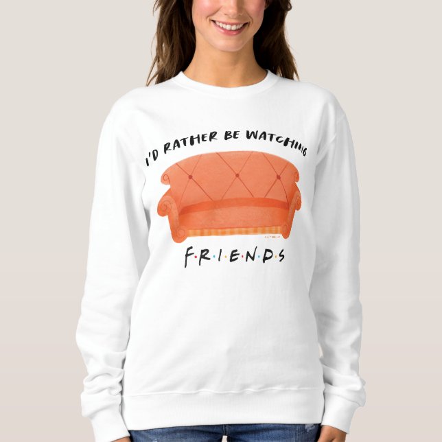 Camiseta Eu Preferiria Estar Assistindo FRIENDS™ (Frente)