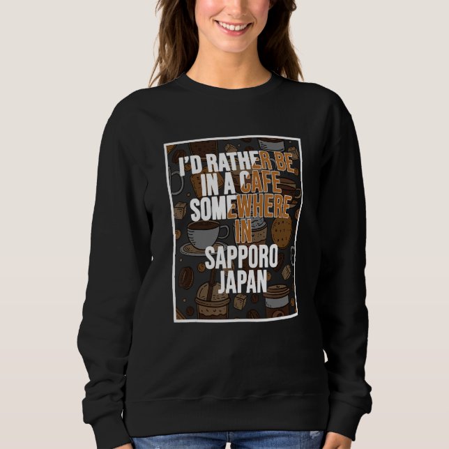 Camiseta Eu Preferiria Estar Em Uma Cafeteria Em Algum Luga (Frente)